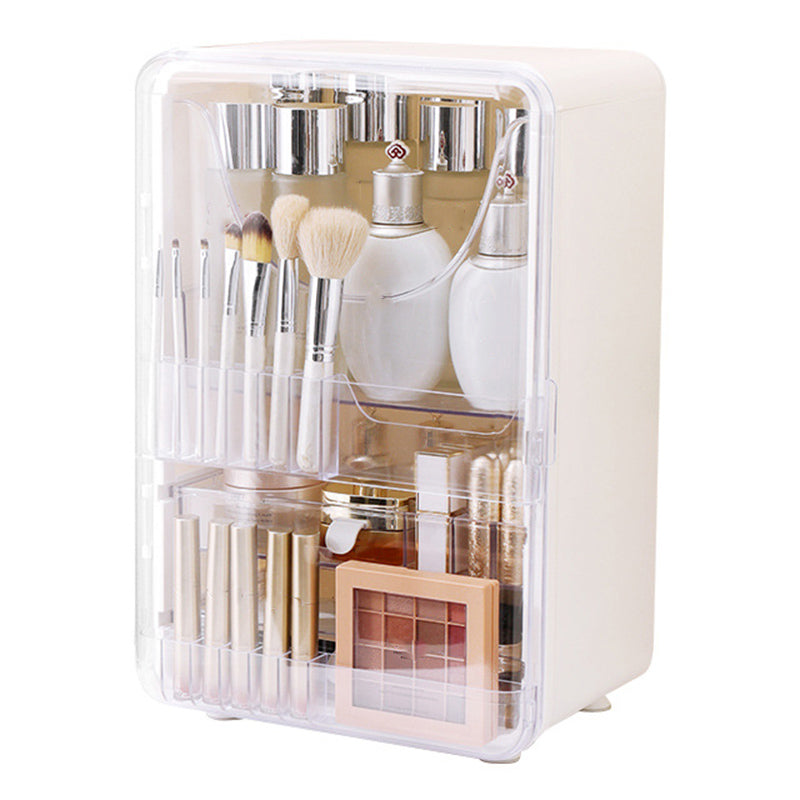 ZY-HZ011 Desktop Cosmetics Storage Box Clear Door Dustproof Makeup Products Organizer ZY-HZ011 Desktop Cosmetics Storage Box Clear Door Dustproof Makeup Products Organizer